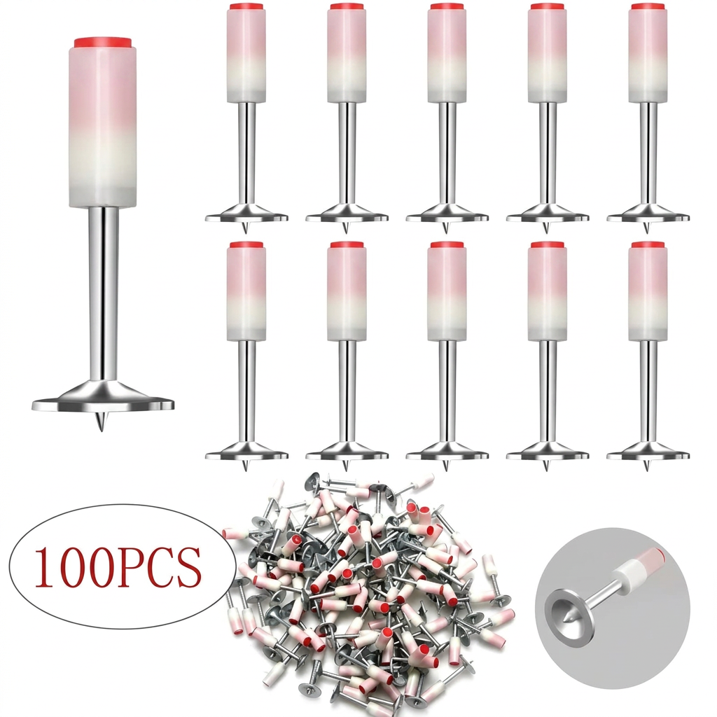 Kit 100 Pinos Pistola Fixação Pregos Pinador